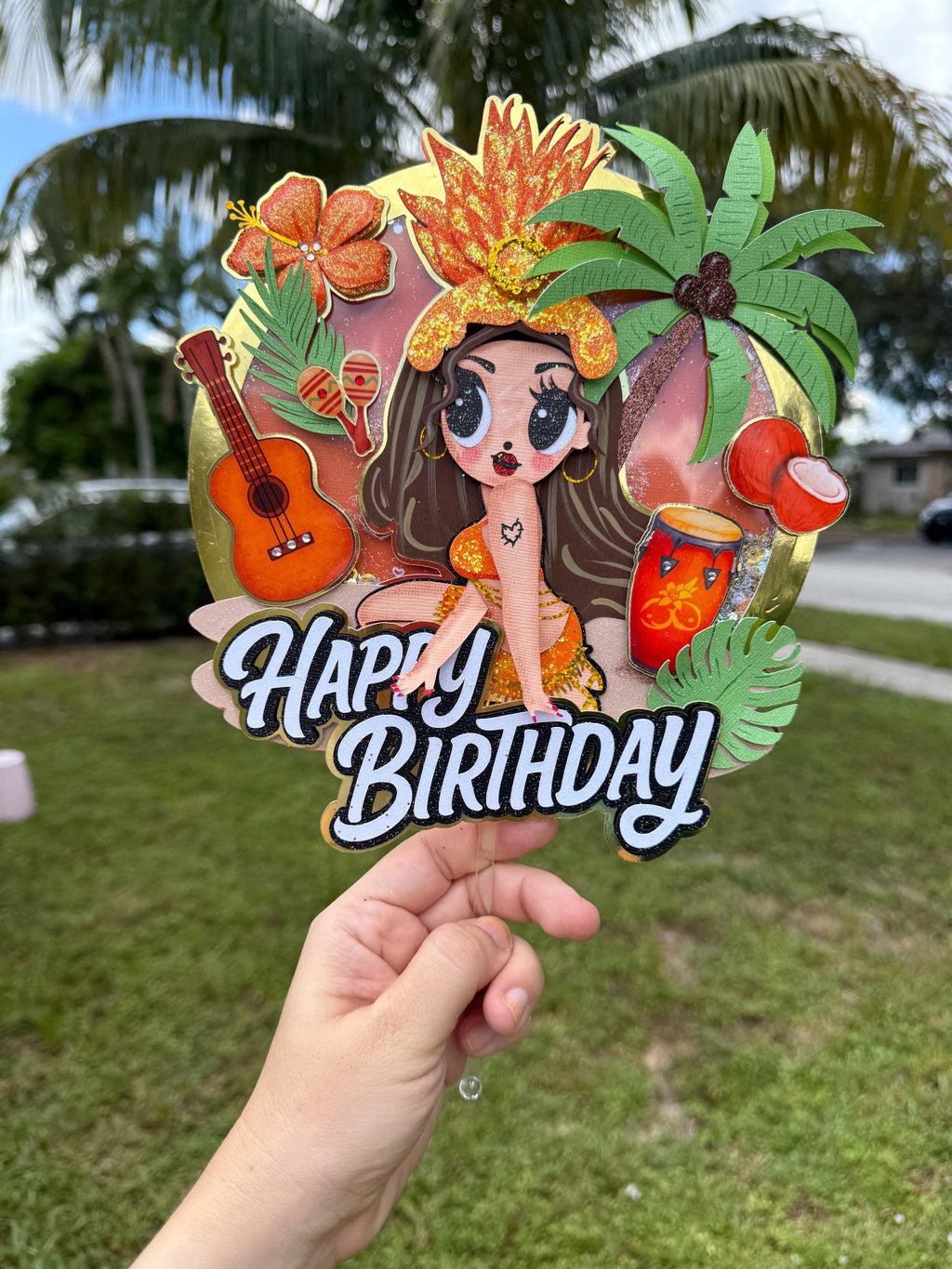 Tropicoqueta / Karol G Caketopper / Feliz cumpleaños