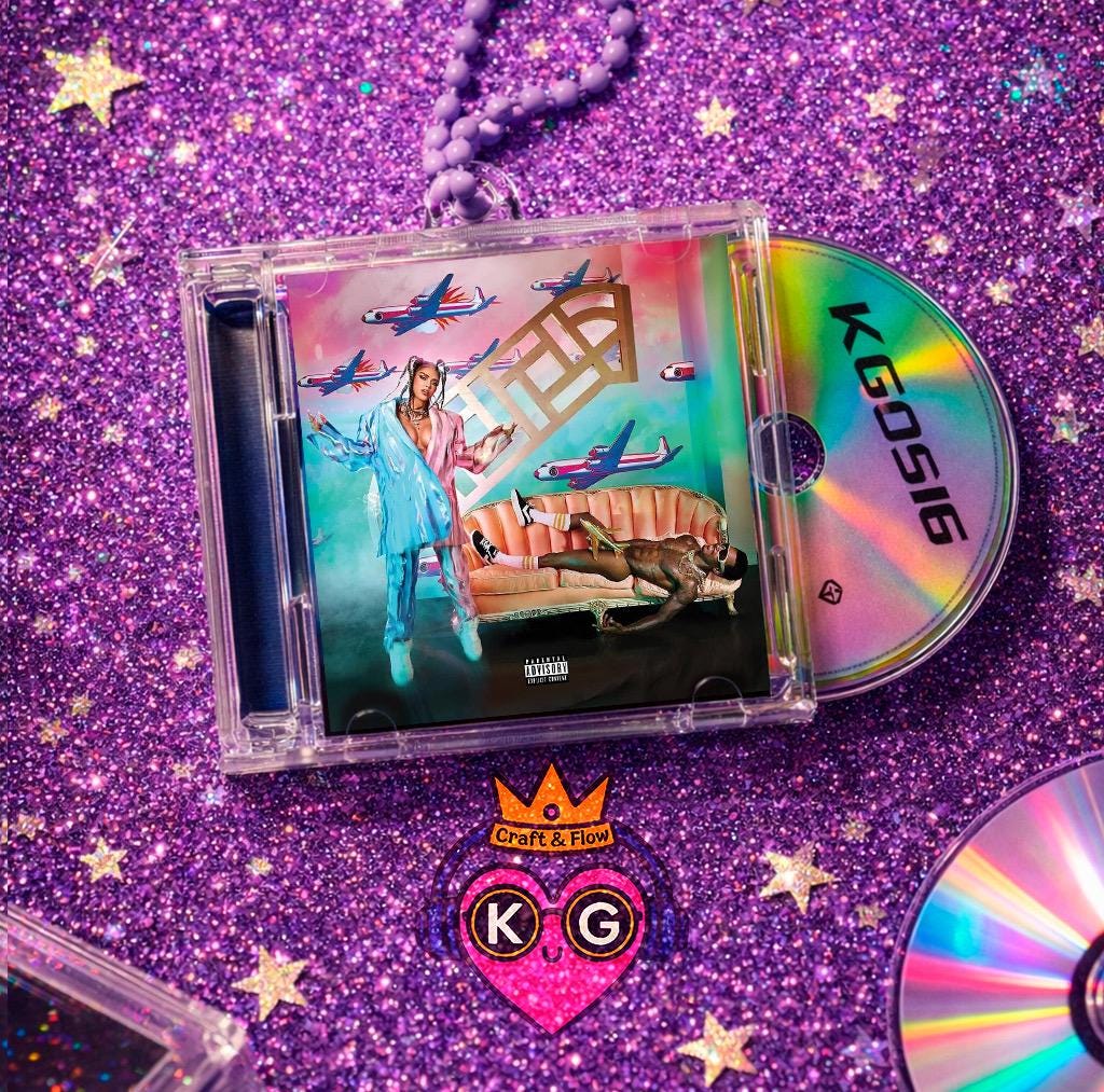 Karol G Mini CD Keychain with NFC, Bichota Fan Collectible, Discography Set Available