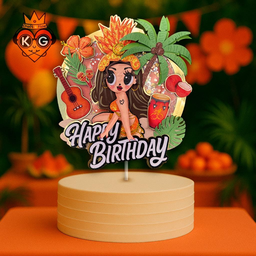 Tropicoqueta / Karol G Caketopper / Feliz cumpleaños